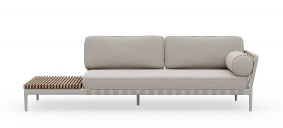 Open-Air Outdoor Sofa open end left Vipp